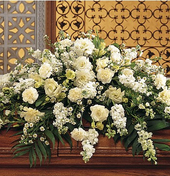 Pure White Casket