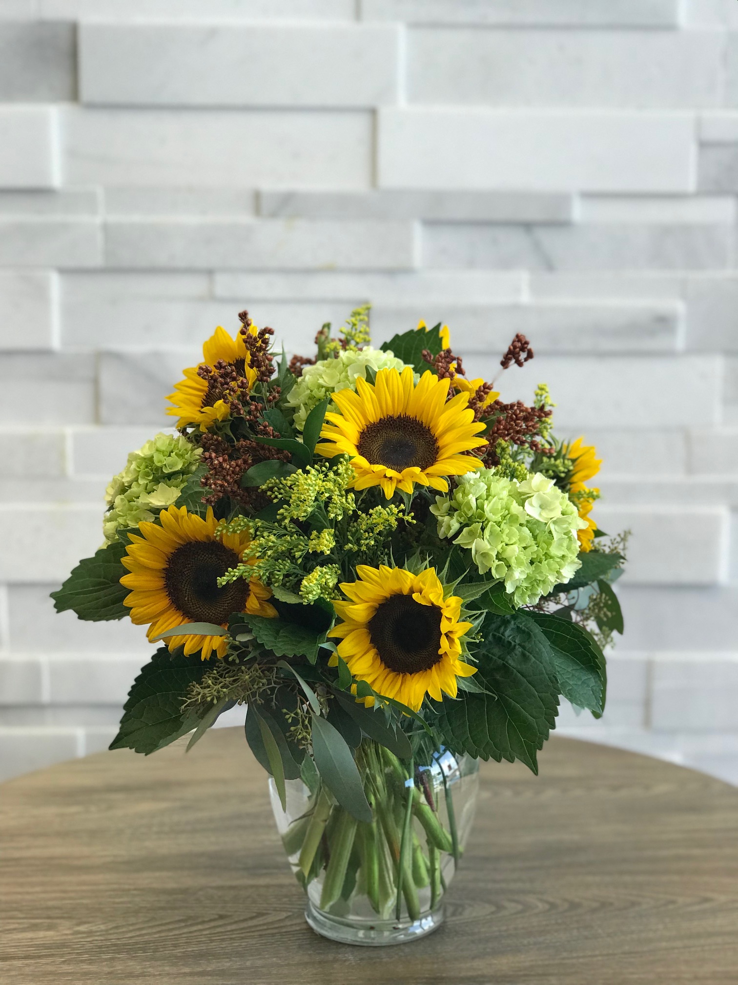 Sunflower Delight fall arrangement
