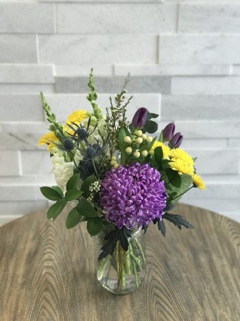 Chic Mason Jar Mother's Day Floral Arrangement