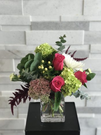 Flourishing Fuchsia Fall Flower Arrangement
